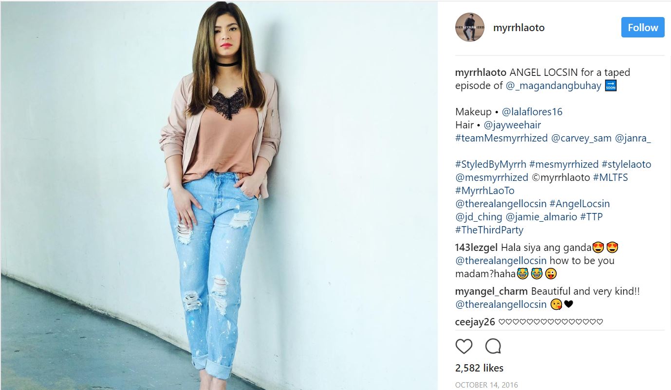 angel locsin casual outfit